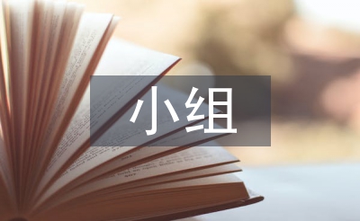 小組工作總結(jié)